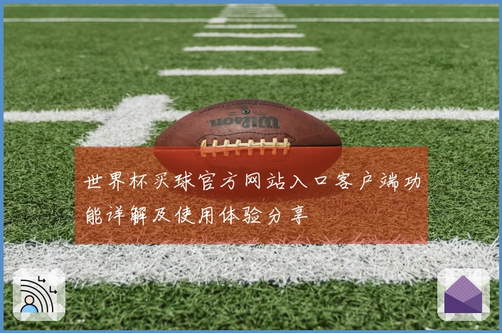 世界杯买球官方网站入口客户端功能详解及使用体验分享