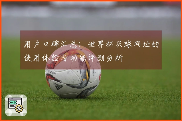 用户口碑汇总：世界杯买球网址的使用体验与功能评测分析